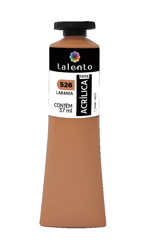 ACRILICA TALENTO 037ML 526 LARANJA