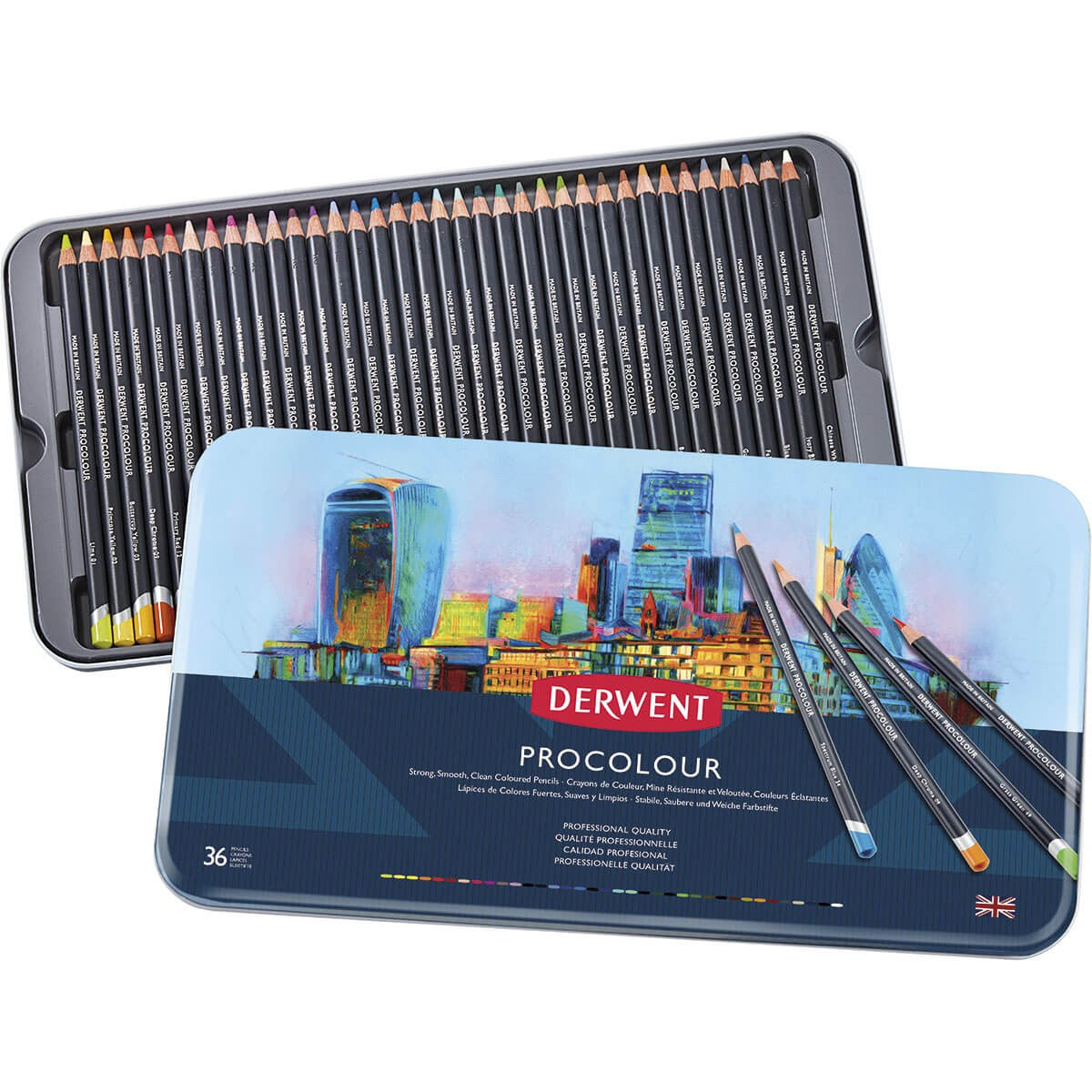 LAPIS COR DERWENT PROCOLOUR 36 CORES