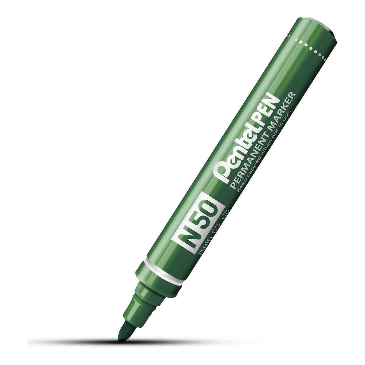 MARCADOR PENTEL PERMANENTE N50 VERDE PONTA REDONDA