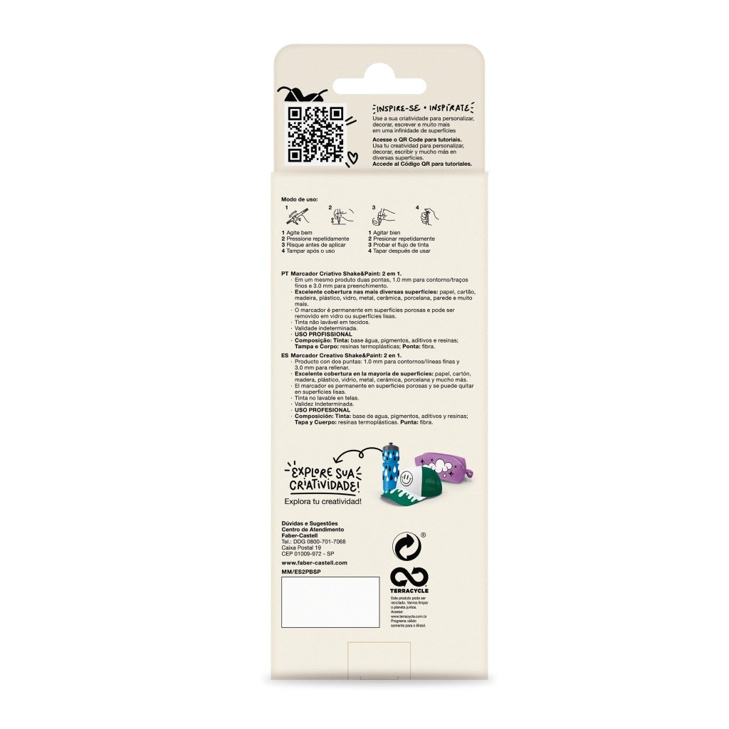 MARCADOR MULTIMARK PONTA DUPLA PRETO E BRANCO