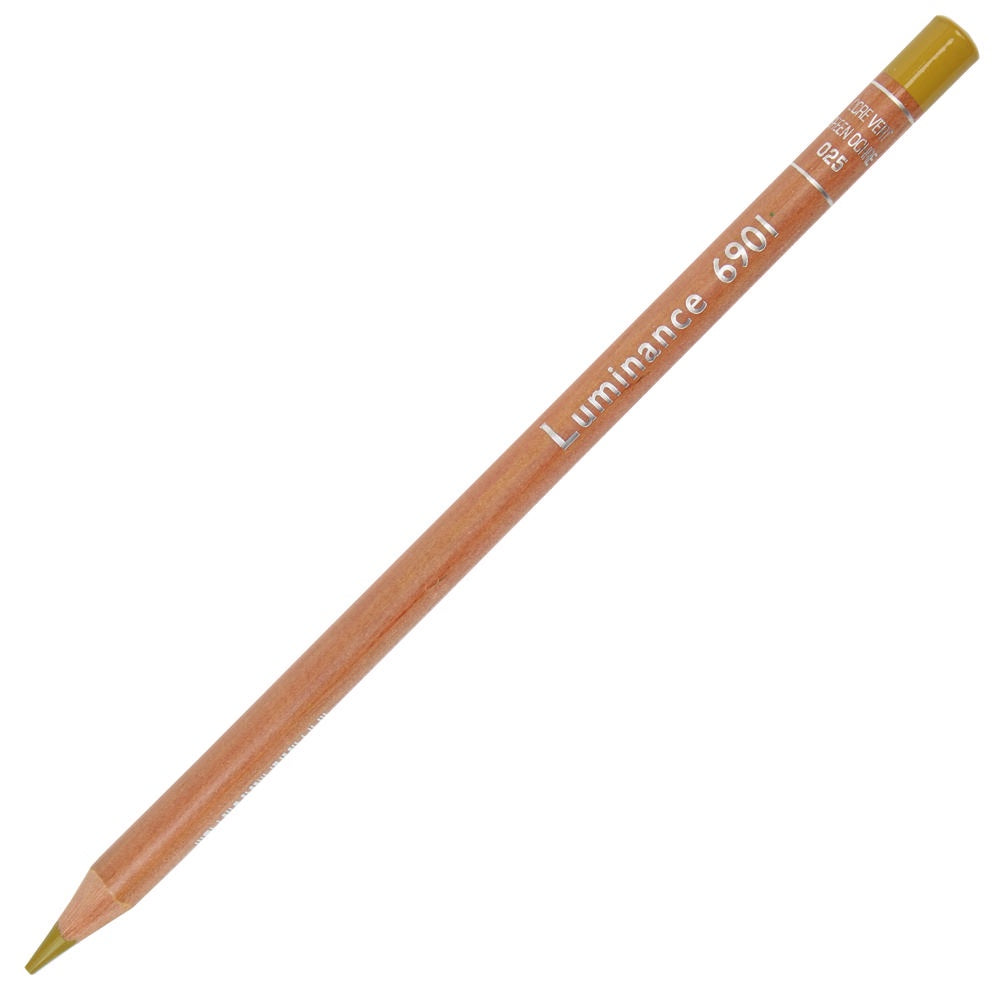 LAPIS COR CARAN D´ACHE LUMINANCE 025 GREEN OCHRE 6901025