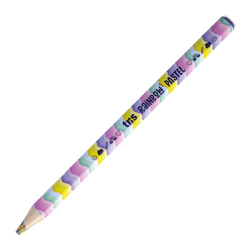 LAPIS COR TRIS JUMBO RAINBOW PASTEL