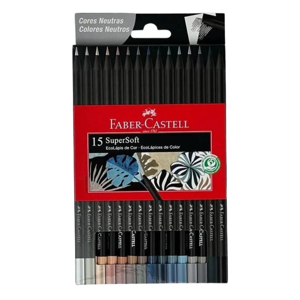 LAPIS COR FABER SUPERSOFT 015 CORES NEUTRAS
