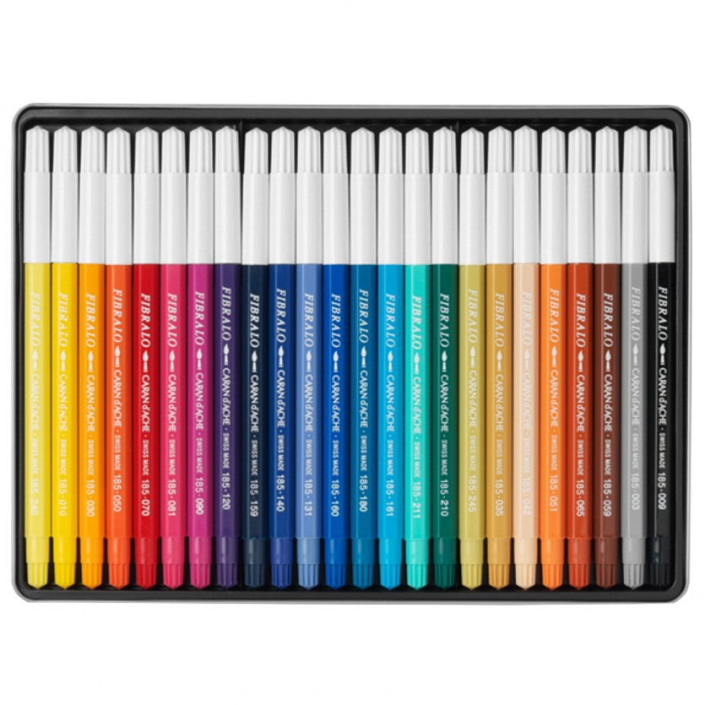 CANETA CARAN D´ACHE FIBRALO 24 CORES