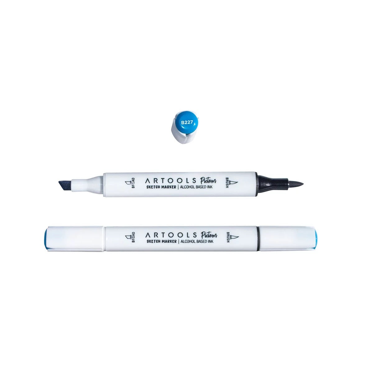 MARCADOR ARTOOLS PICTOM PONTA DUPLA INDIAN BLUE (B227)