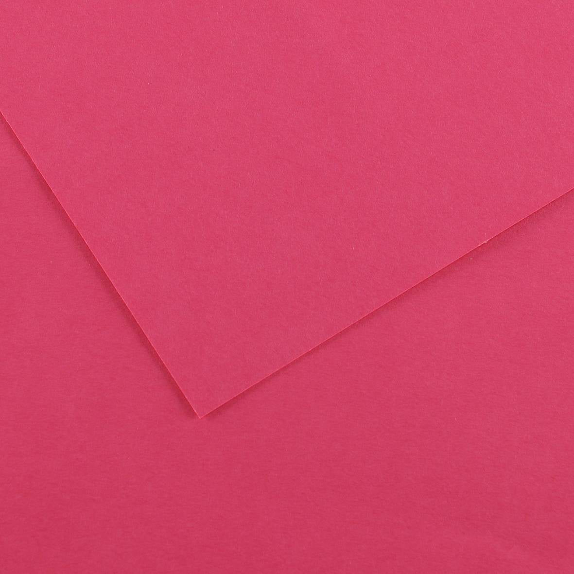 PAPEL CANSON IRIS VIVALDI 120G/M2 50X65 ROSA ESCURO