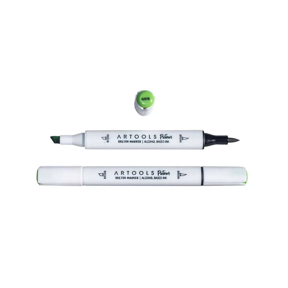 MARCADOR ARTOOLS PICTOM PONTA DUPLA GRASS GREEN (G515)
