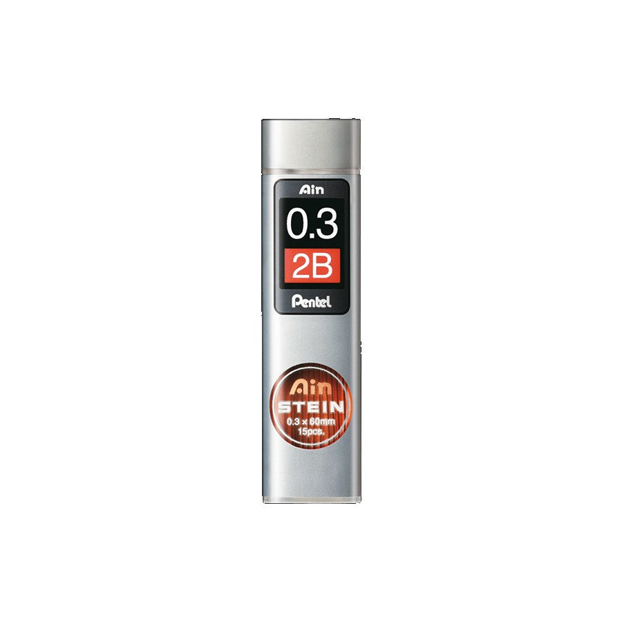 GRAFITE PENTEL STEIN 0,3MM 2B 15 MINAS