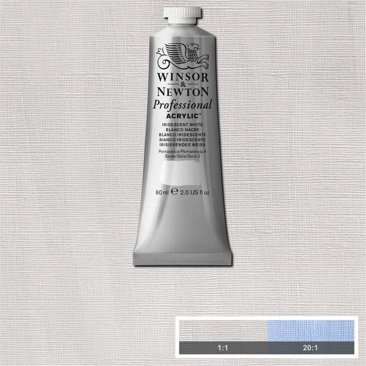 ACRILICA WINSOR NEWTON PROFISSIONAL 60ML 330 IRIDESCENT WHITE S3