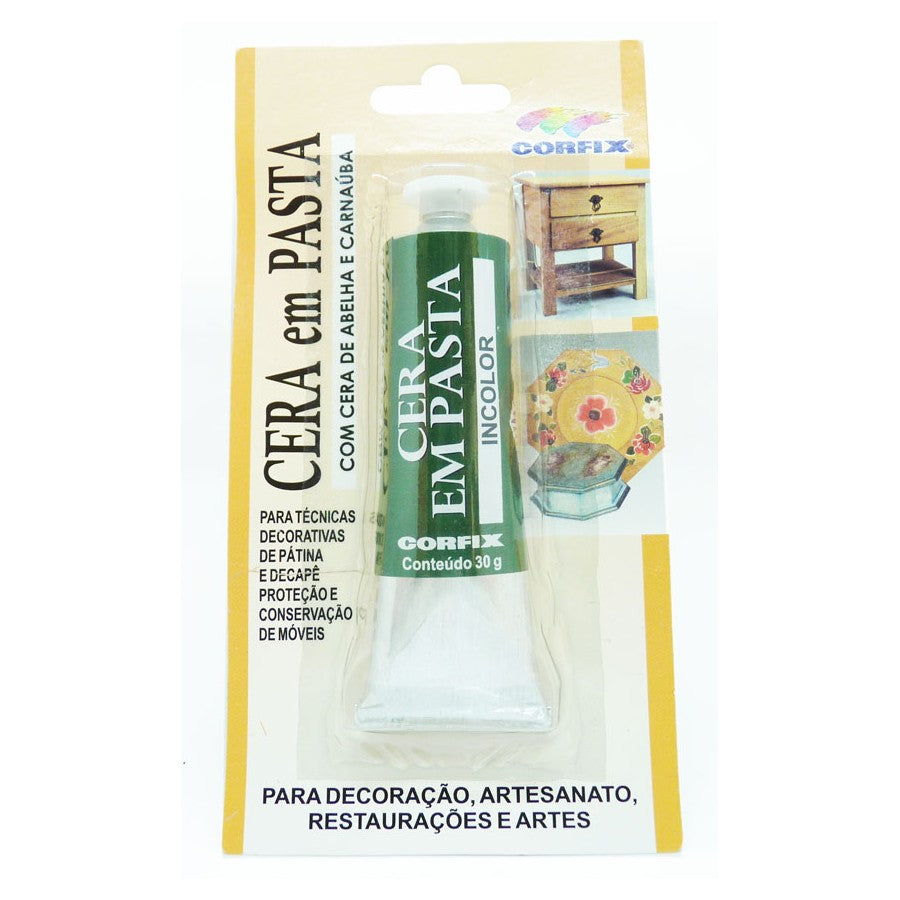 CERA EM PASTA INCOLOR CORFIX 37ml