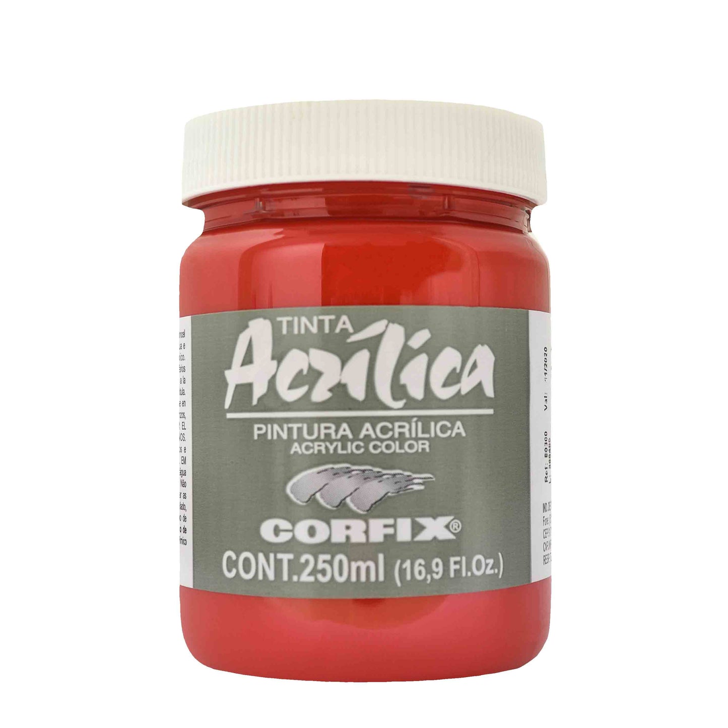 ACRILICA CORFIX 250ML 129 VERMELHO CADMIO (IMIT)
