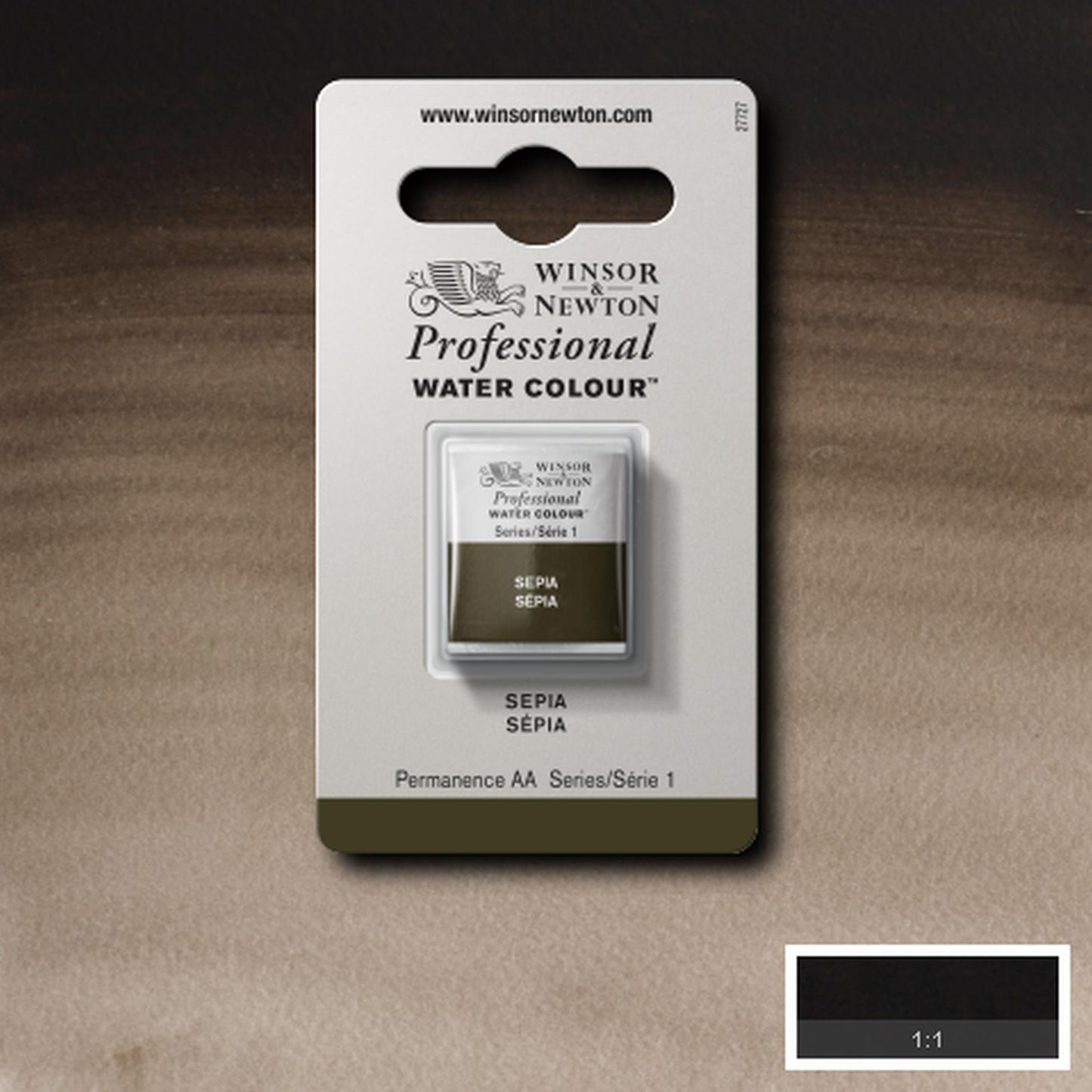 AQUARELA WINSOR NEWTON ARTISTS H PAN 609 SEPIA S1