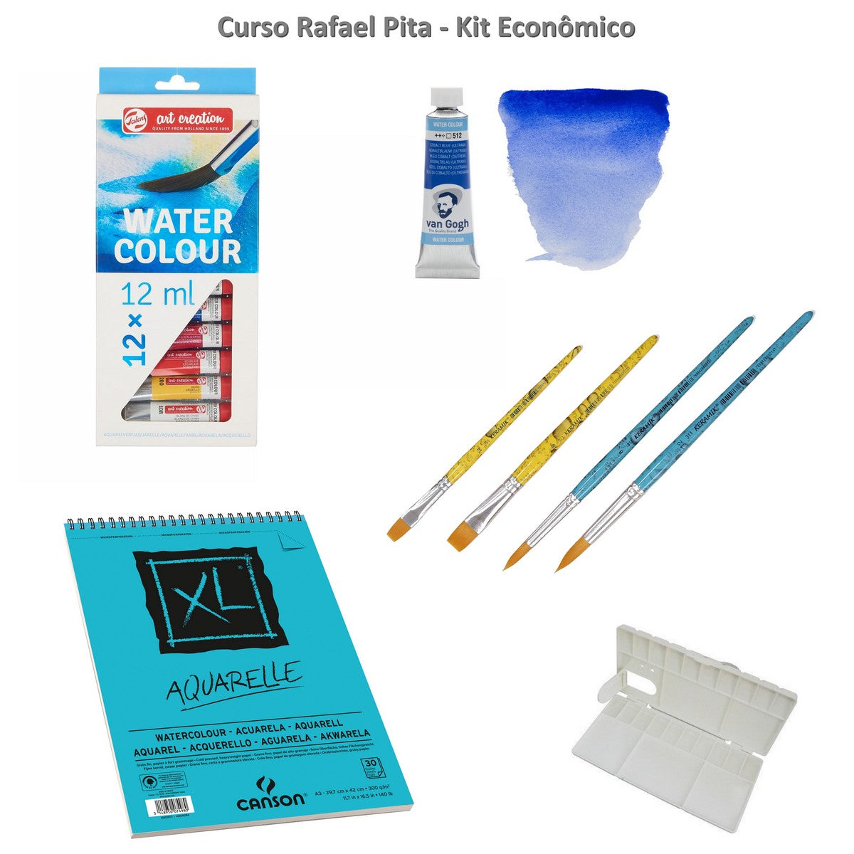 KIT RAFAEL PITA AQUARELA 1 ECONOMICO