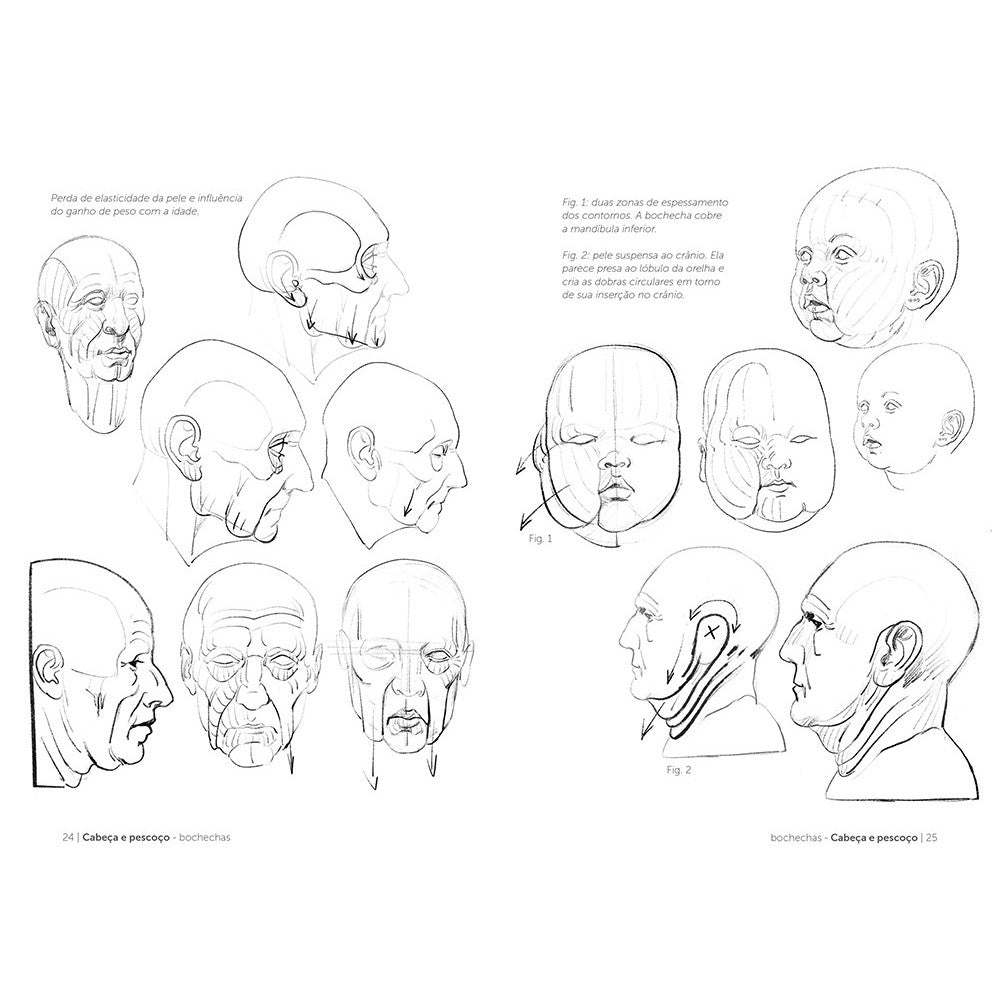 LIVRO "ANATOMIA ARTISTICA 4" GORDURA E DOBRAS DA PELE