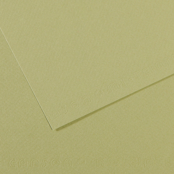 PAPEL CANSON MI-TEINTES 160G/M2 A2 480 AMENDOA VERDE