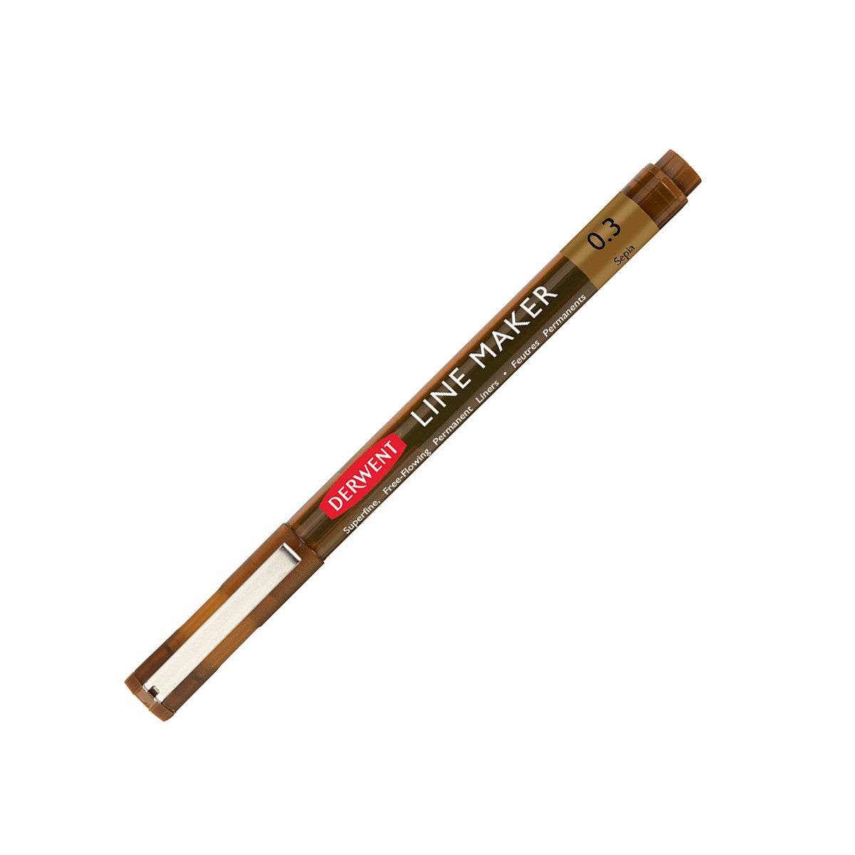 CANETA DERWENT GRAPHIK LINE MAKER SEPIA 0,3mm
