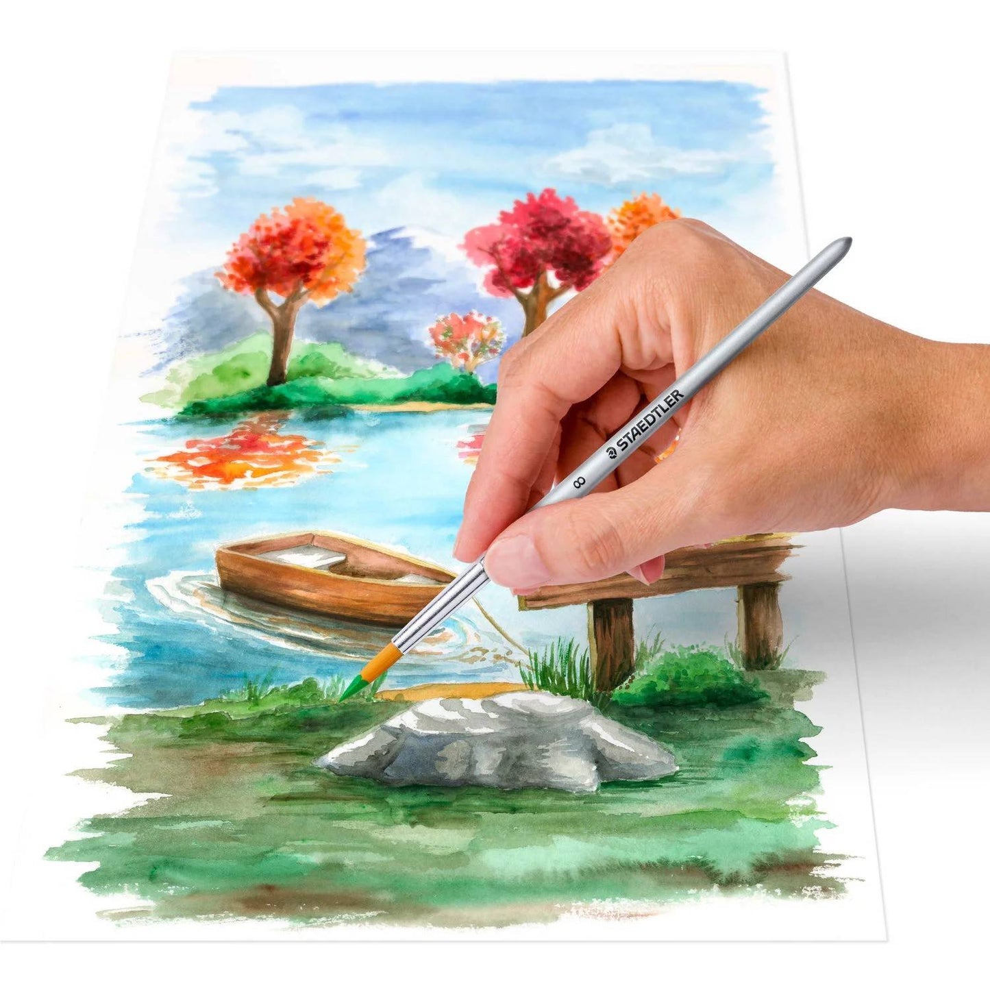 ESTOJO AQUARELA STAEDTLER KARAT 24 CORES TUBOS 12ml
