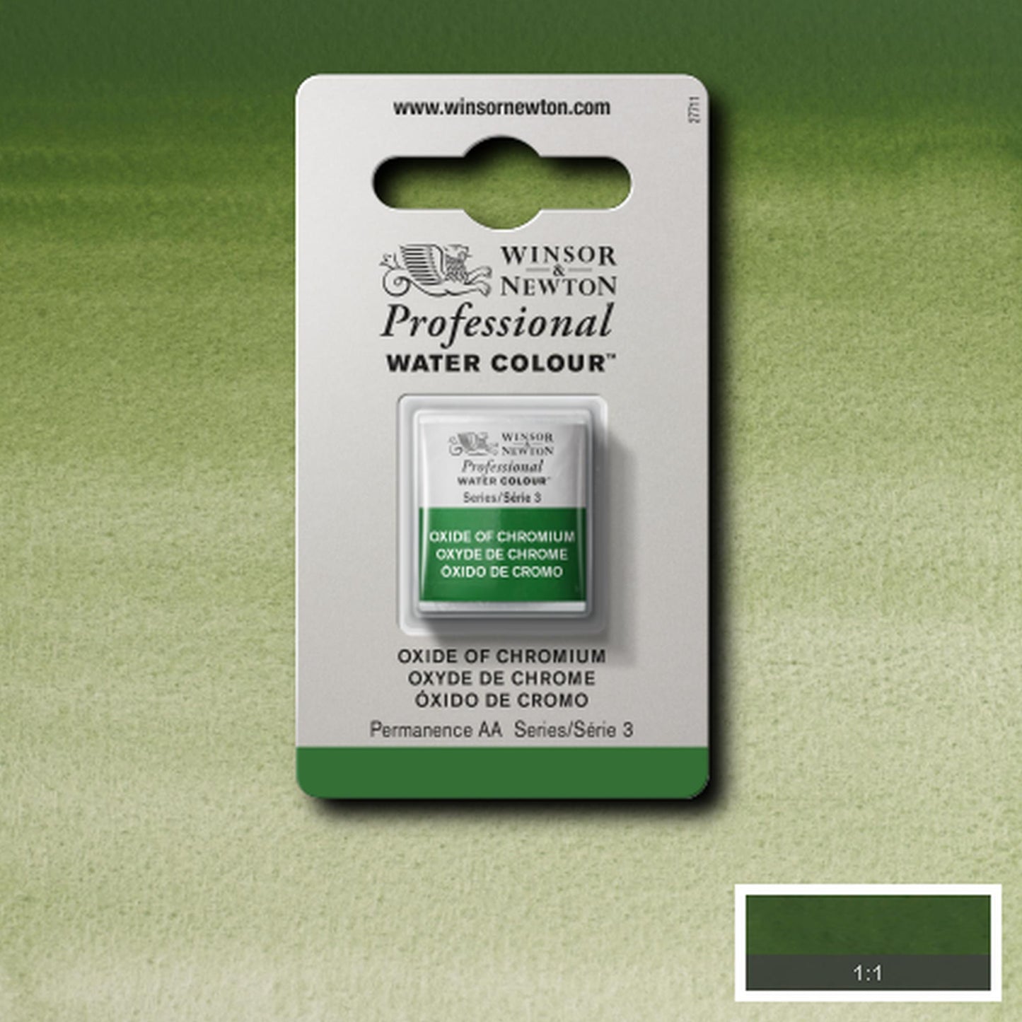 AQUARELA WINSOR NEWTON ARTISTS H PAN 459 OXIDE OF CHROMIUM S3