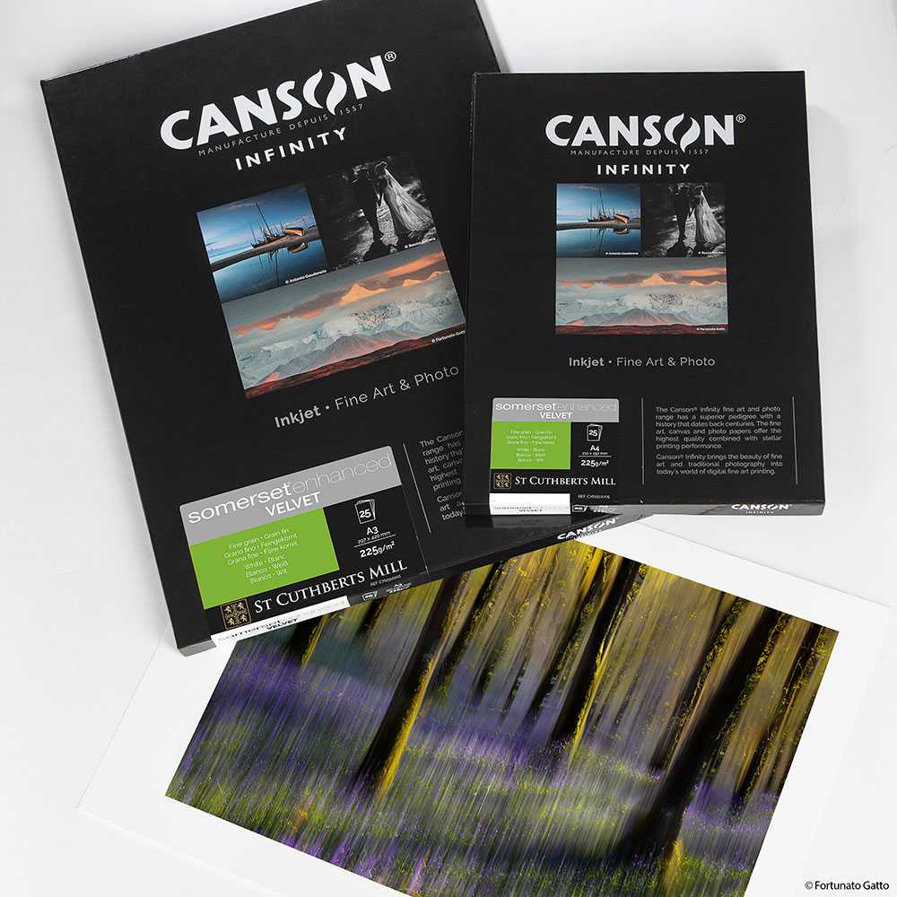 CANSON INFINITY SOMERSET ENHANCED VELVET GF A3 330G 25 FL