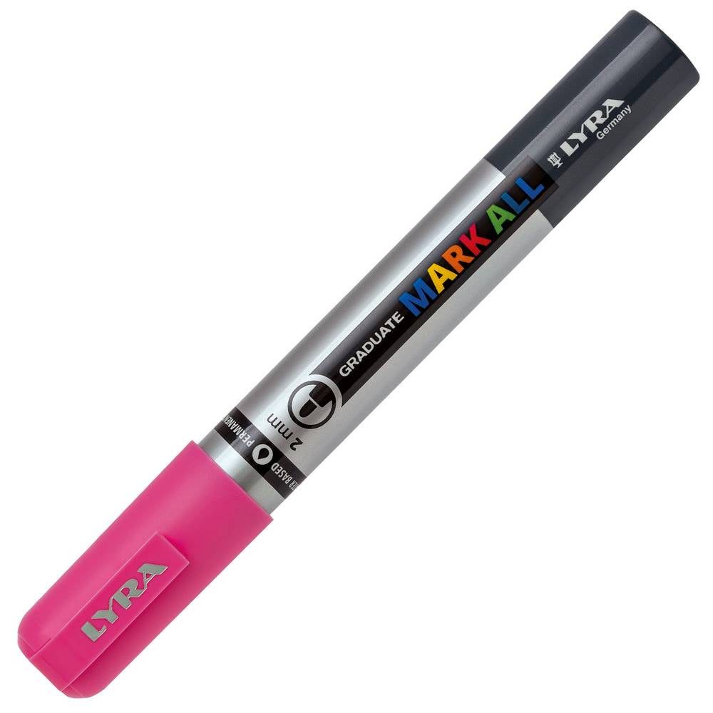 MARCADOR LYRA GRADUATE MARK ALL ROSA PINK PONTA 2MM