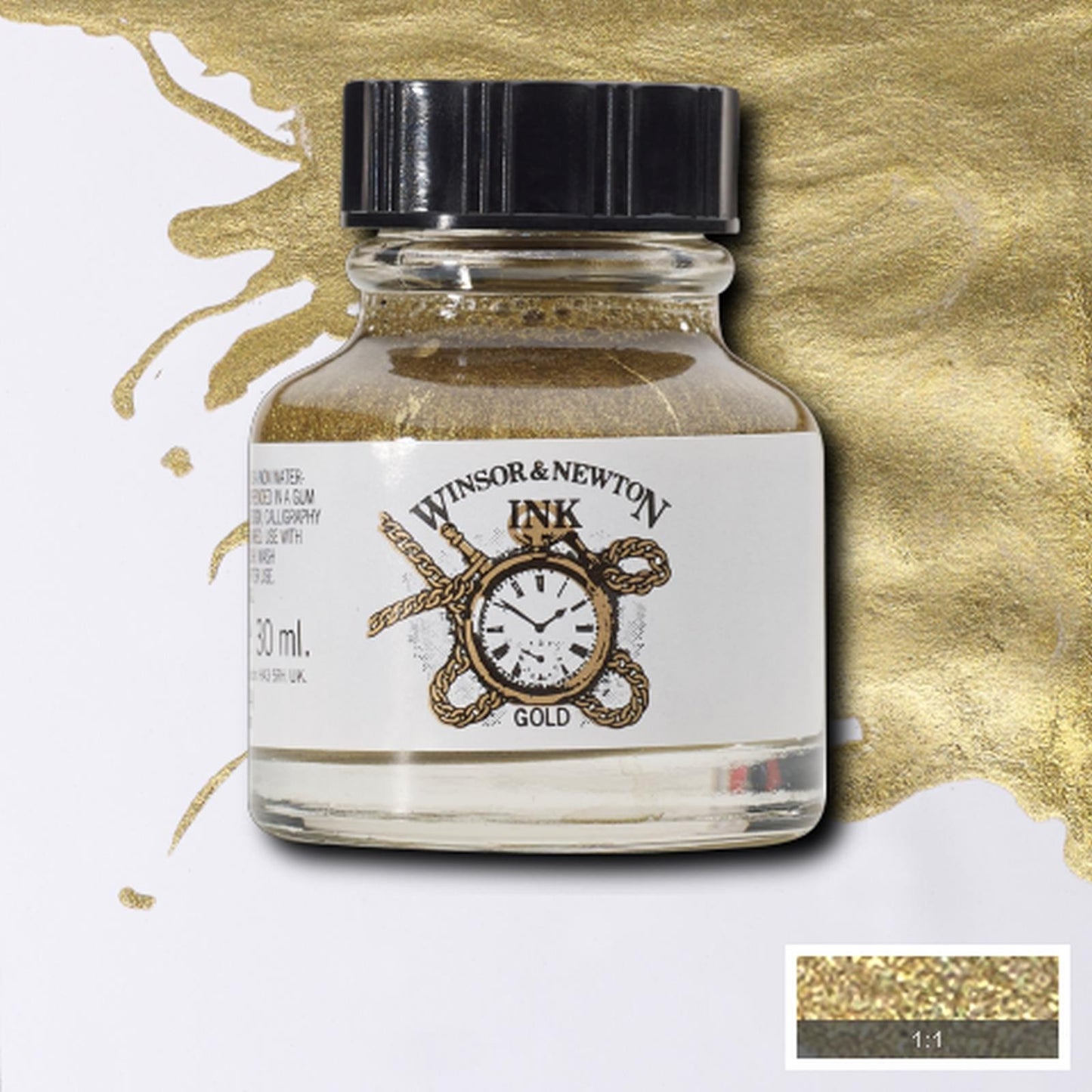 DRAWING INKS WINSOR NEWTON 30ml 283 GOLD METAL