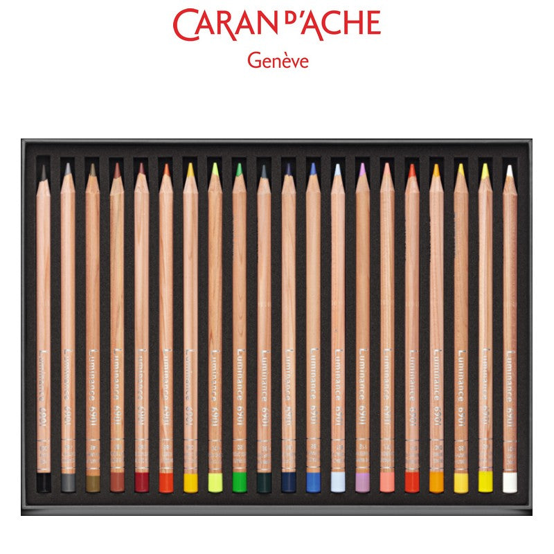 ESTOJO LAPIS COR CARAN D´ACHE LUMINANCE 6901 20 CORES
