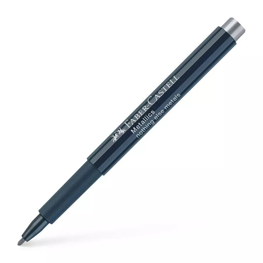 CANETA FABER CASTELL METALICA PRATA