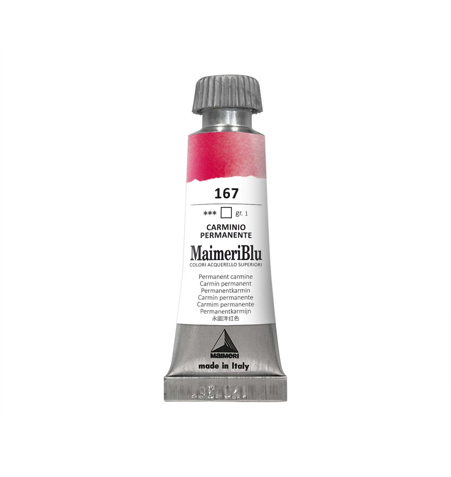 AQUARELA MAIMERIBLU ARTISTS 167 PERMANENT CARMINE 12ML S1