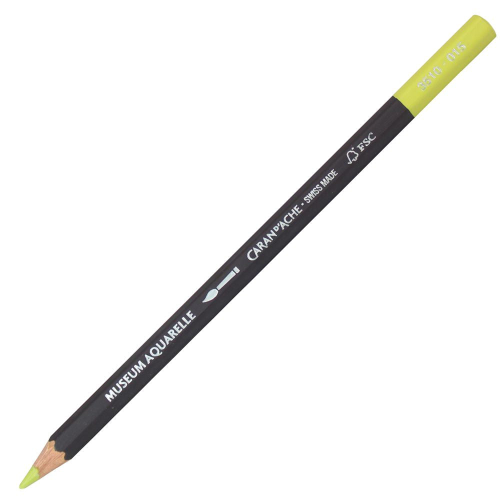 LAPIS AQUARELAVEL CARAN D´ACHE MUSEUM 015 AMARELO OLIVA 3510015