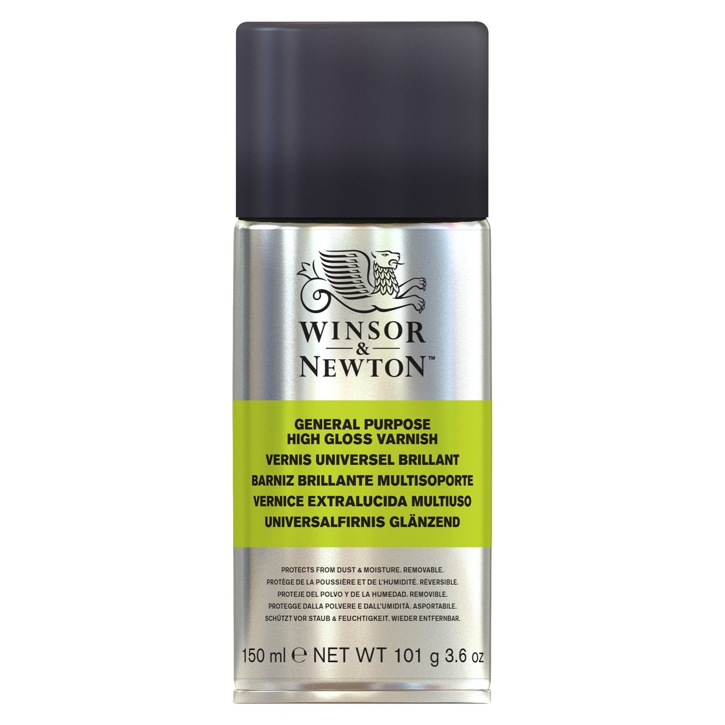 VERNIZ AEROSOL WINSOR NEWTON HIGH GLOSS (BRILHANTE) 150ml MULTIUSO
