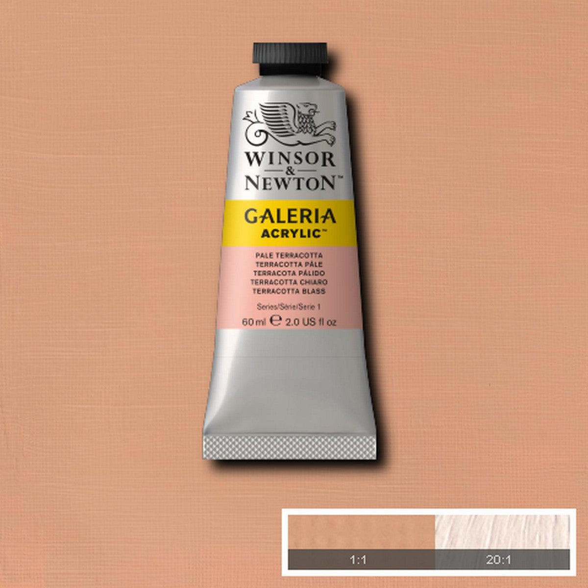 ACRILICA WINSOR NEWTON GALERIA 60ml 437 PALE TERRACOTTA 2120437