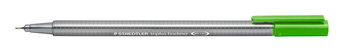 CANETA STAEDTLER TRIPLUS FINELINER 0.3MM VERDE SALGUEIRO