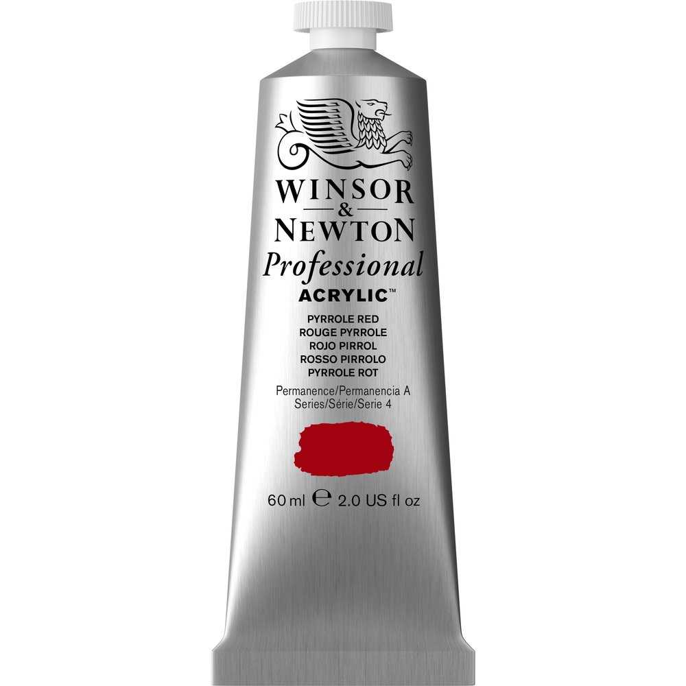 ACRILICA WINSOR NEWTON PROFISSIONAL 60ML 534 PYRROLE RED S4