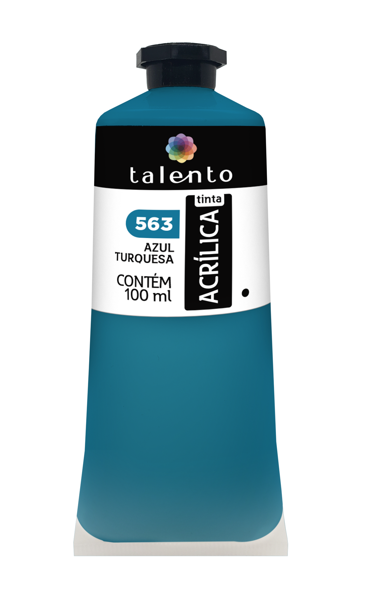 ACRILICA TALENTO 100ML 563 AZUL TURQUESA