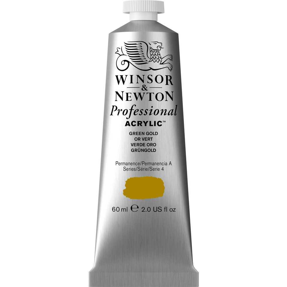 ACRILICA WINSOR NEWTON PROFISSIONAL 60ML 294 GREEN GOLD S4