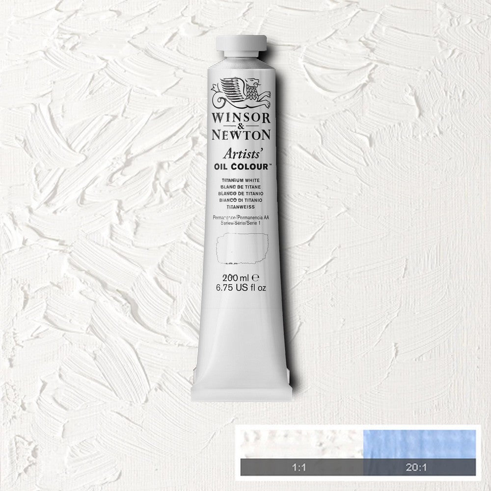 OLEO WINSOR NEWTON ARTISTS 200ML 487 TITANIUM WHITE (ANTIGO 1237644)