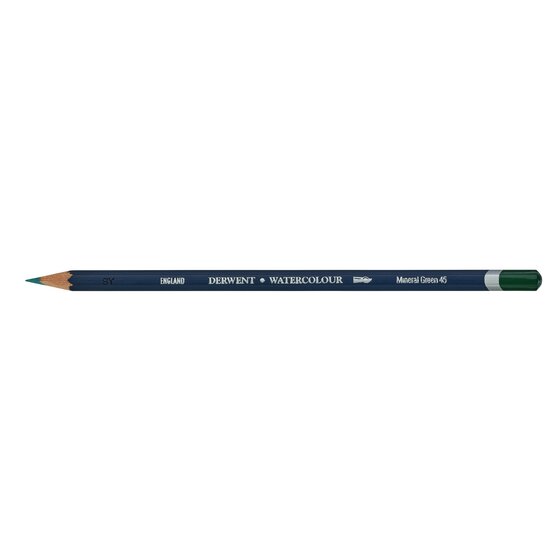 LAPIS AQUARELAVEL DERWENT WATERCOLOUR 45 MINERAL GREEN
