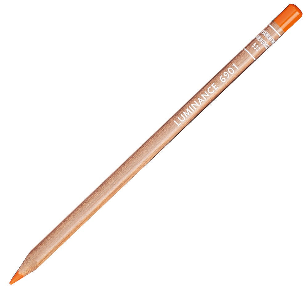LAPIS COR CARAN D´ACHE LUMINANCE 533 DARK CADMIUM ORANGE 6901533