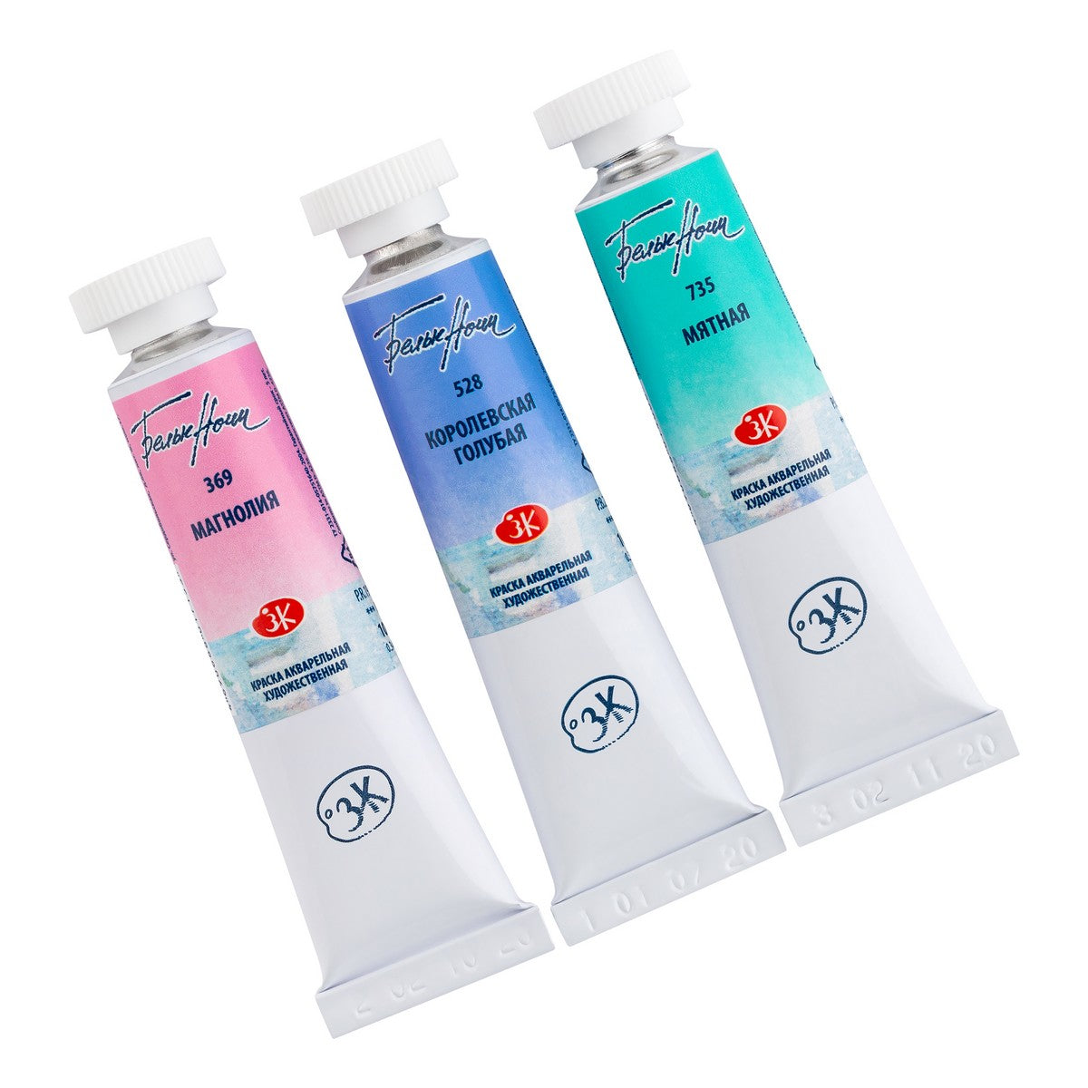 ESTOJO AQUARELA WHITE NIGHTS 03 TUBOS PASTEL 1 (TONS PASTEIS) 10ML