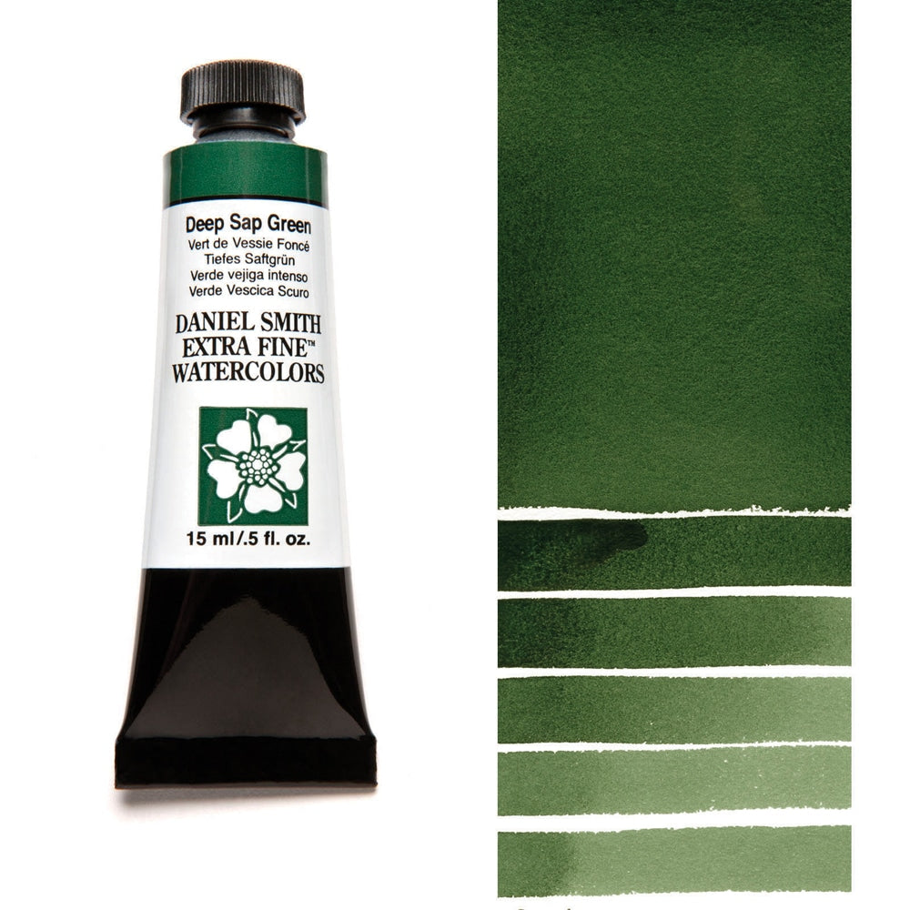 AQUARELA DANIEL SMITH 05ml EXTRA FINE Deep Sap Green 175