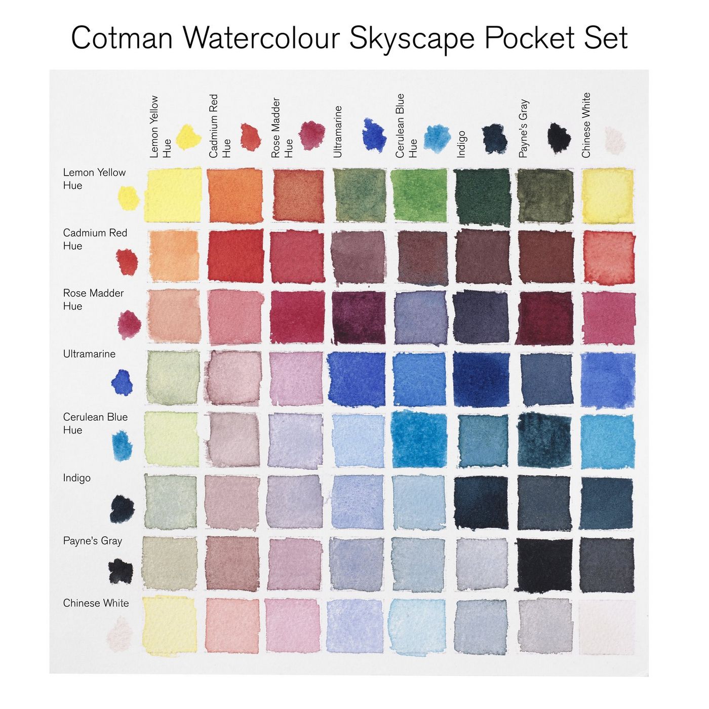 ESTOJO AQUARELA COTMAN 08 HALF PAN + PINCEL PORTRAIT POCKET