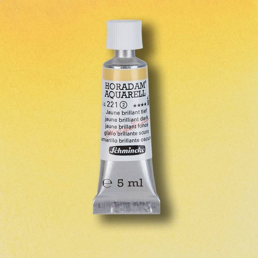 AQUARELA SCHMINCKE HORADAM 5ml 221 Jaune Brilliant Dark S2