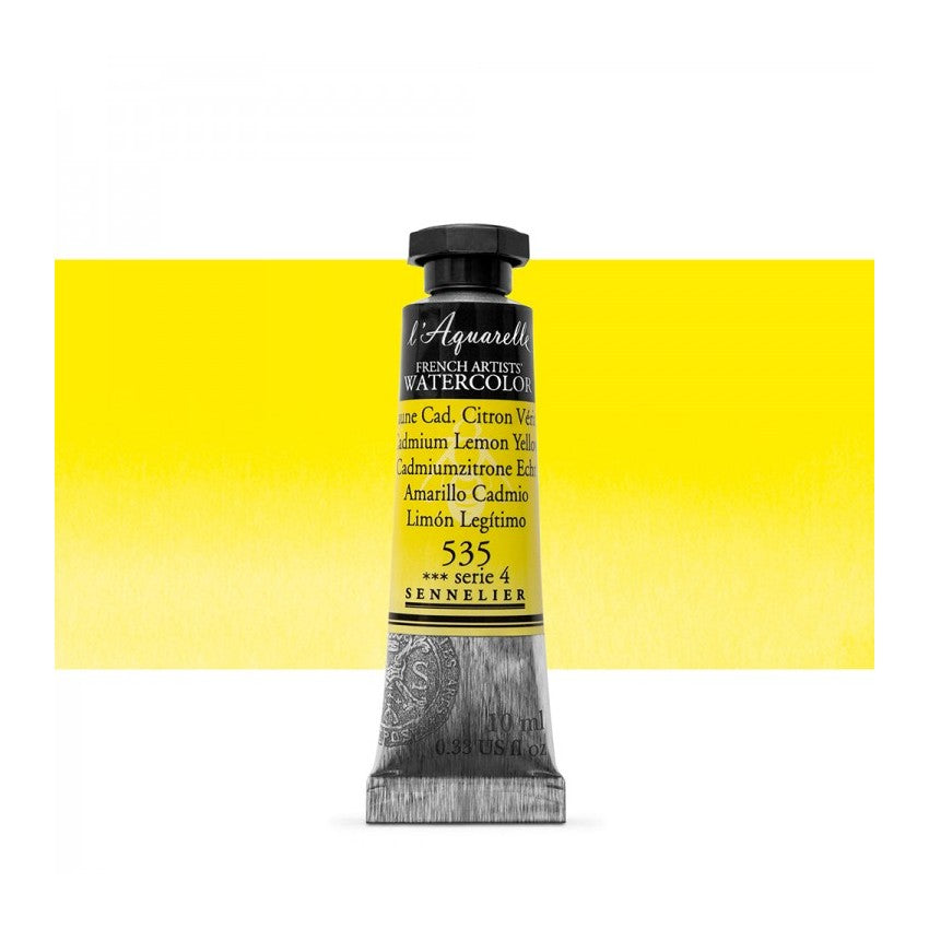 AQUARELA SENNELIER L'AQUARELLE 535 CADMIUM LEMON YEL 10ML S4