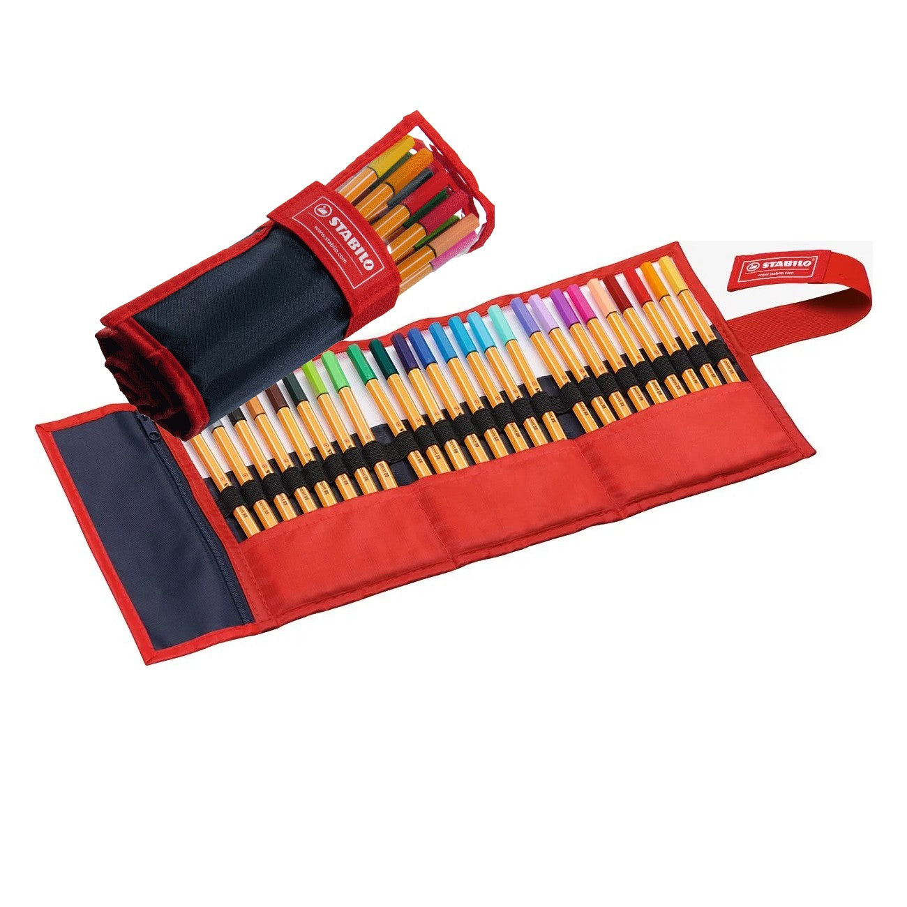 CANETA STABILO POINT 88 25 CORES VELCRO