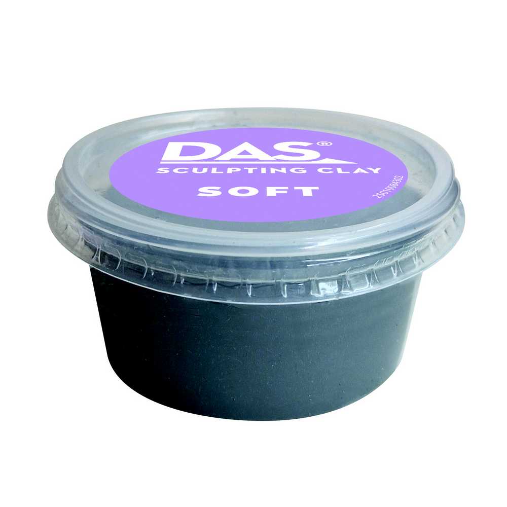 MASSA PARA MODELAR DAS SCULPTING CLAY CINZA SOFT 230G