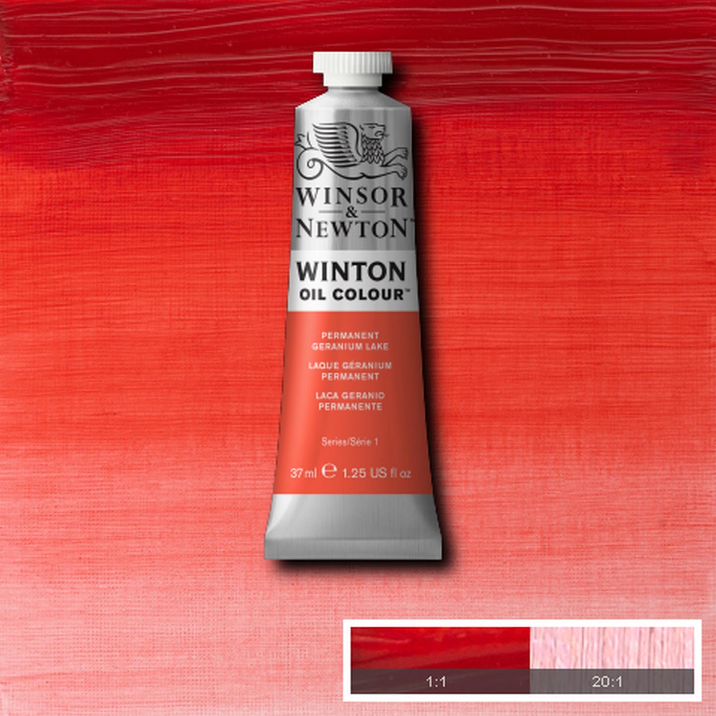 OLEO WINSOR NEWTON WINTON 37ML 480 PERMANENT GERANIUM LAKE