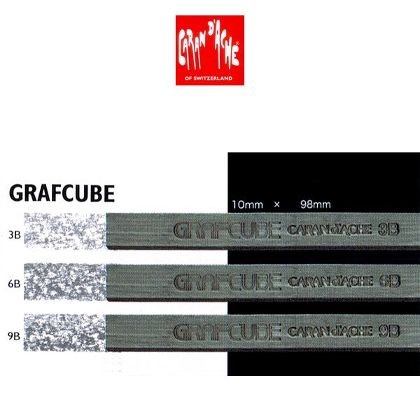 GRAFITE INTEGRAL CARAN D´ACHE GRAFCUBE 10mm 6B