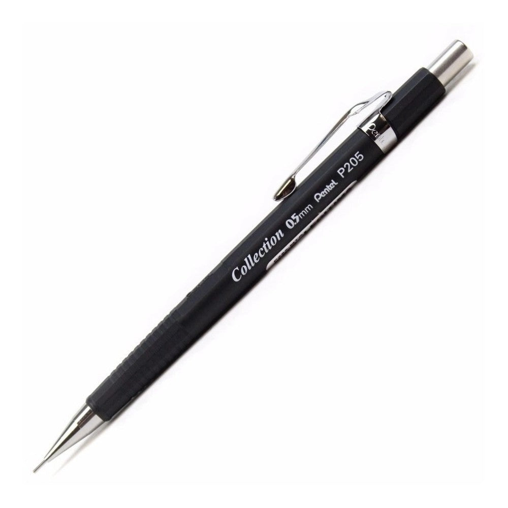 LAPISEIRA 0,5mm PENTEL P205 PRETO FOSCA