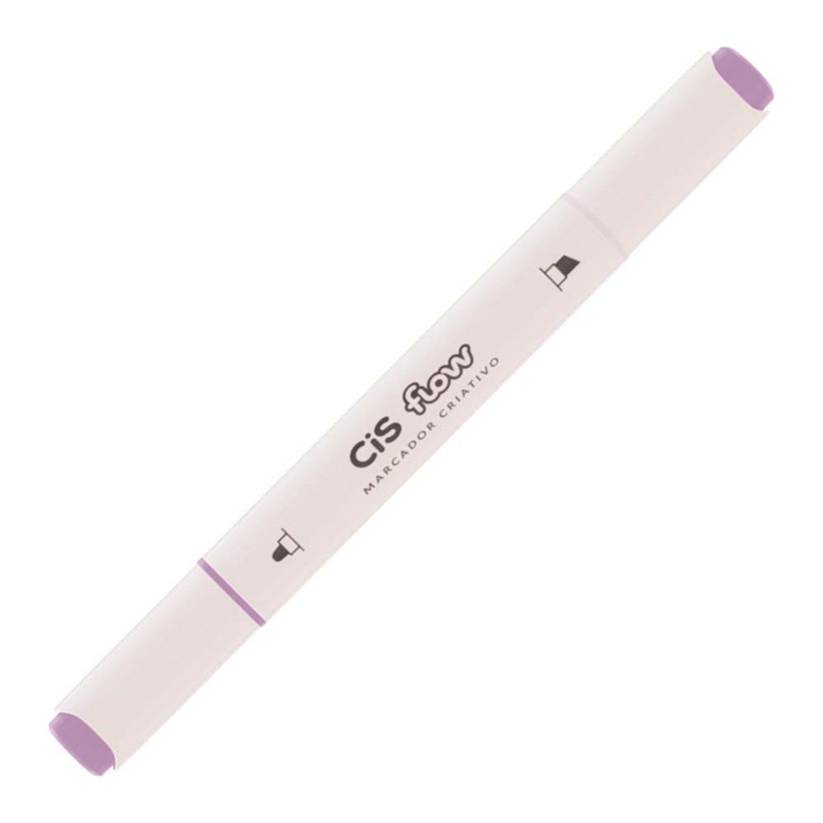 MARCADOR CRIATIVO CIS FLOW DUPLA 158 LAVANDA