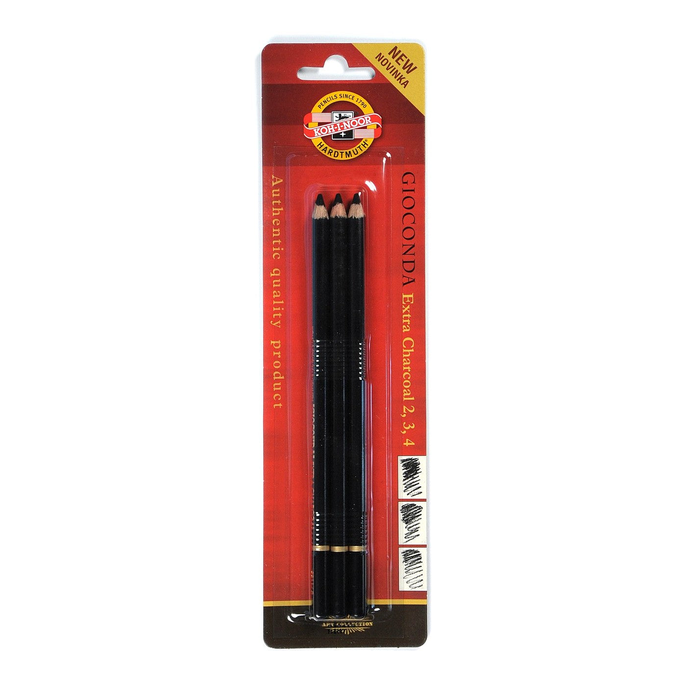 LAPIS CARVAO KOH-I-NOOR FUSAIN (SOFT-MEDIUM-HARD)